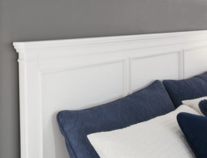 Fortman White Panel Bed