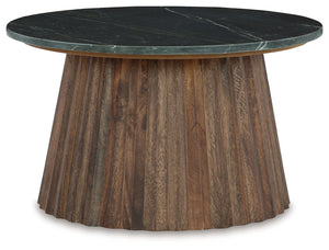 Ceilby - Natural - Accent Table and Coffee Table