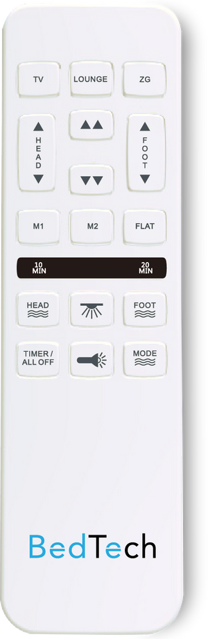 Photo of Remote Control for BT3000 Adjustable Base/Bed by Bed Tech at National Mattress and Furniture