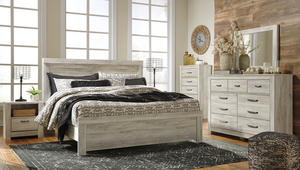 Shows picture of Bellaby panel bedroom set