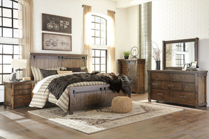 Shows picture of Lakeleigh Headboard/Footboard bedroom set